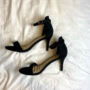 lulus black strappy heels
